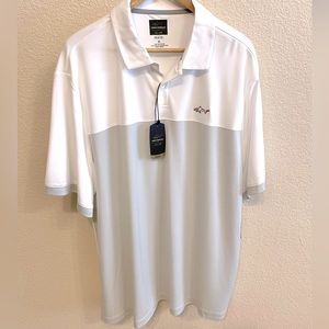NWT Greg Norman for Tasso Elba Performance Golf Shirt